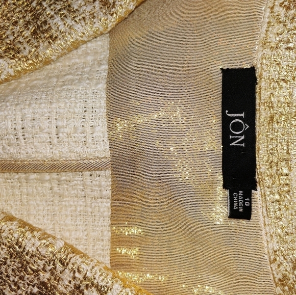 Vintage Jon Gold Metallic Blazer 10 - Picture 6 of 7